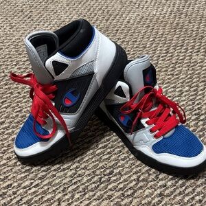 Champion 3 on 3 block basketball sneakers black multicolor